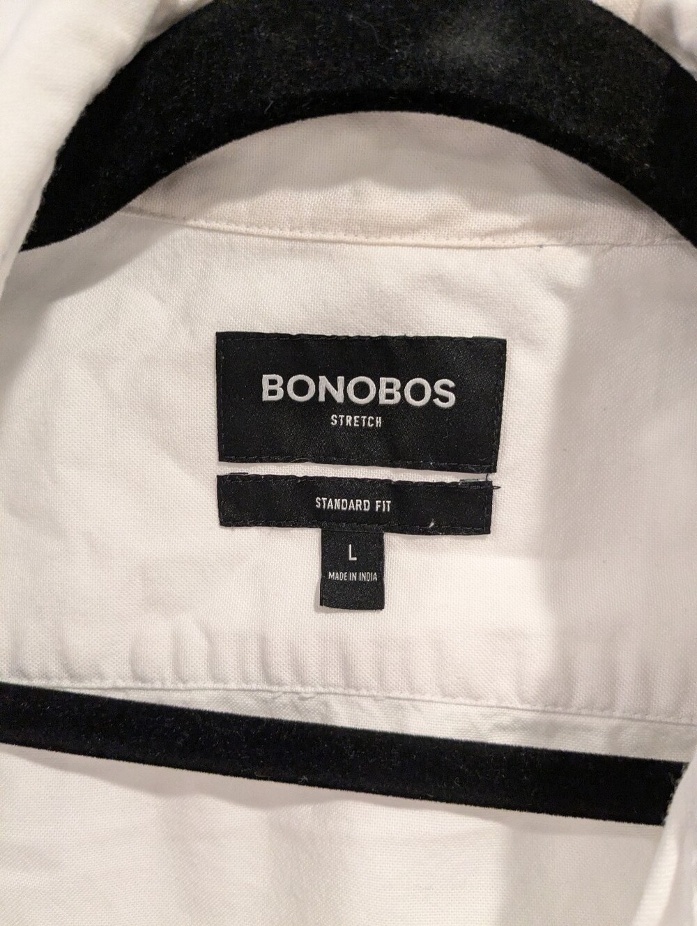 White Short Sleeve Men's Button Down
